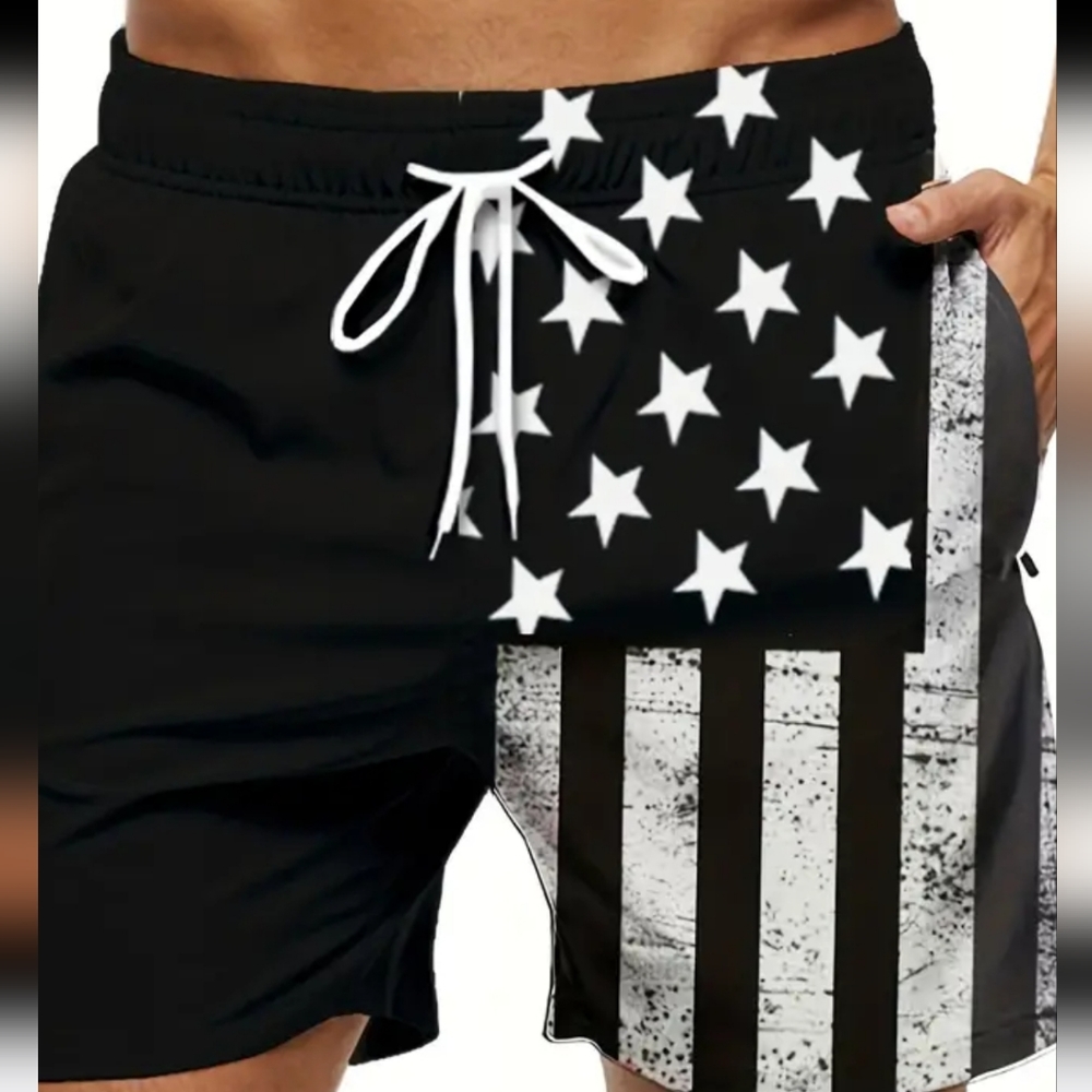 Mens patriotic colors shorts